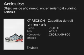 Zapatillas Salomon XT RECKON Trail goretex.