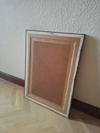 Cuadro de madera dorado