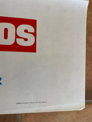 3 SARGENTOS FRANK SINATRA POSTER ORIGINAL