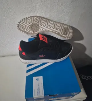 Scarpe Adidas NY 90 nere rosse taglia 40