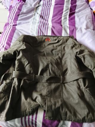 Parka Chaquetá Talla M Verde Militar