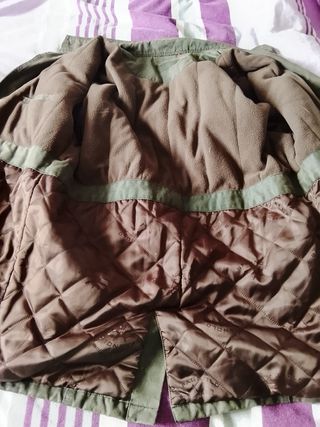 Parka Chaquetá Talla M Verde Militar