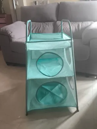 Cubo organizador de tela para juguetes