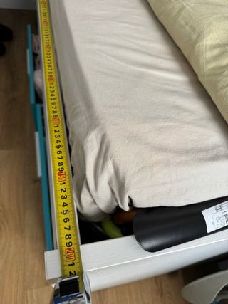 Cama nido madera + 2 colchones + 3 cajones