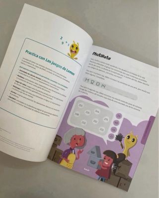Libro EMAT 3º Primaria Los juegos de Lemon