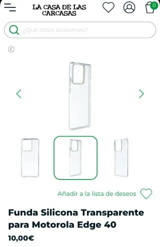 Funda Transparente Motorola Edge 40