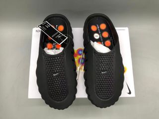 Chanclas Nike Mind Negras Naranja