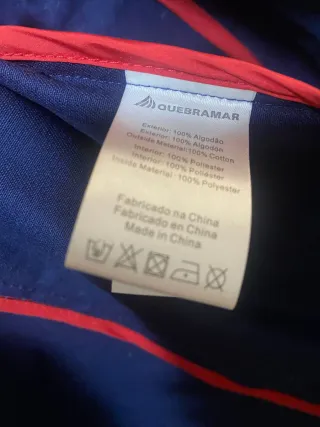 Casaco Quebramar Azul Tamanho L