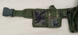 Cinturón táctico modular, patrón de camuflaje.