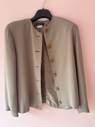 Chaqueta Giorgio Armani Beige Talla S