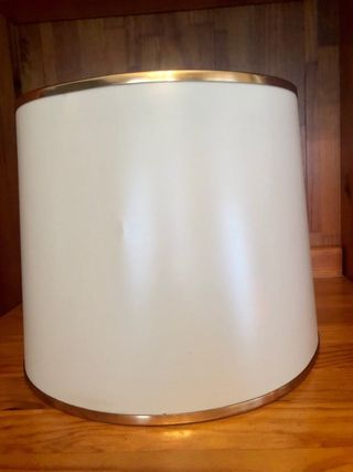 Paralume per lampada da terra beige e oro