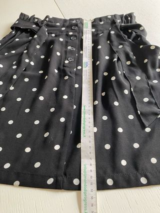 Gonna AMISU a pois nera e bianca