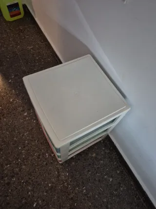Cajonera de plástico 3 cajones