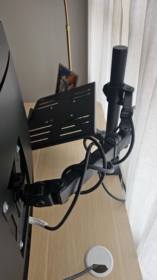 Mesa escritorio elevable 100x60 + soporte