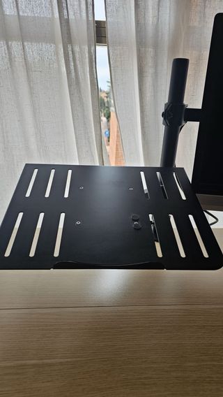 Mesa escritorio elevable 100x60 + soporte