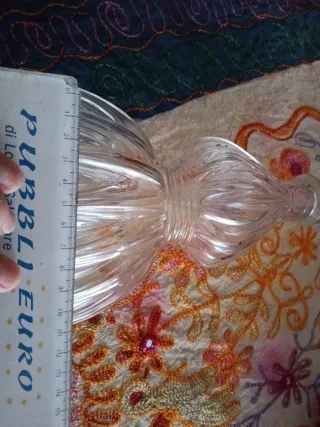 Bottiglia vintage in vetro da collezione