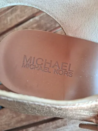 Sandali oro con zeppa