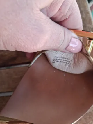 Sandali oro con zeppa