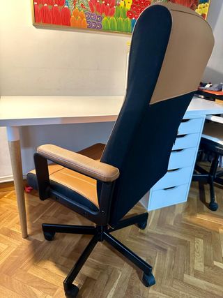 Silla Ikea MILLBERGET Piel Sintética Marrón