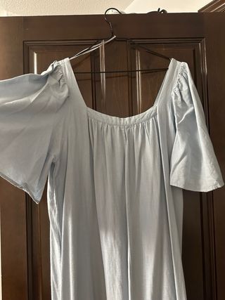 Vestido largo Zara azul