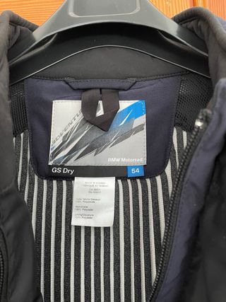 Chaqueta Moto BMW GS Dry Azul talla 54 (XL).