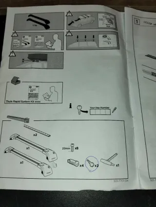 Barras Thule WingBar Edge 9594 aluminio 75kg