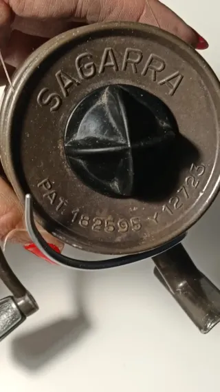 Carrete Pesca Antiguo Sagarra