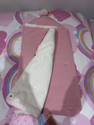 Saco capazo invierno Mayoral rosa