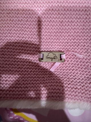 Saco capazo invierno Mayoral rosa