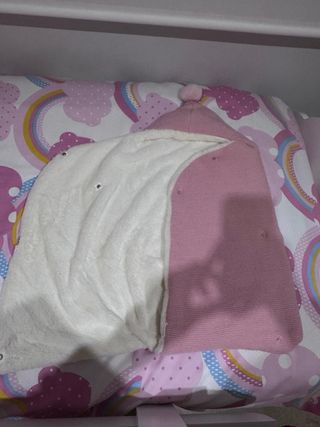 Saco capazo invierno Mayoral rosa