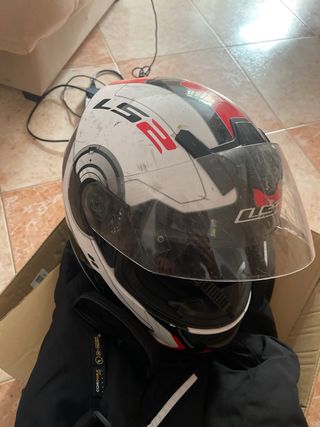 Chaqueta y guantes Dainese moto talla S