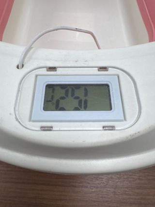 Bañera de bebé plegable rosa