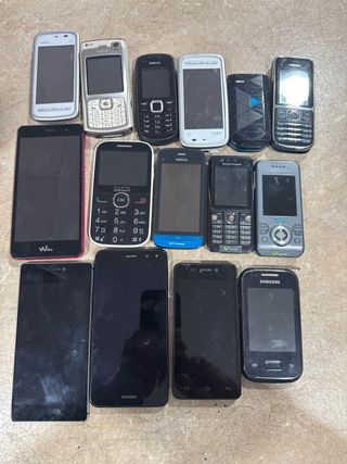Lote 10 Teléfonos Móviles Antiguos Funcionando