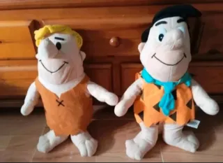 Set 2 Peluches Los Picapiedra / The Flintstones
