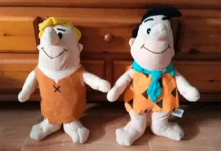 Set 2 Peluches Los Picapiedra / The Flintstones