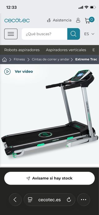 Cinta de correr Cecotec Extreme Track