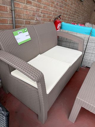 Conjunto Terraza Ratán Beige