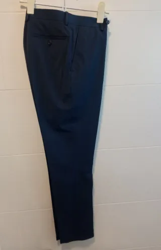 Traje ideal graduación, azul