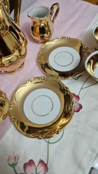 Servizio Caffè Vintage Bavaria Oro