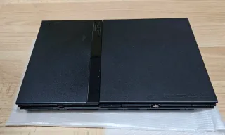 Consola PS2 Slim Negra + Caja, Mando y Cables