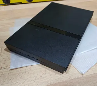 Consola PS2 Slim Negra + Caja, Mando y Cables