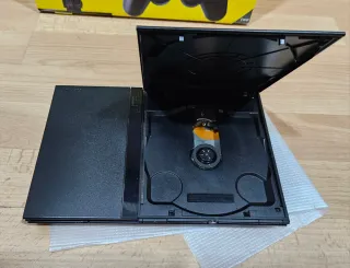 Consola PS2 Slim Negra + Caja, Mando y Cables