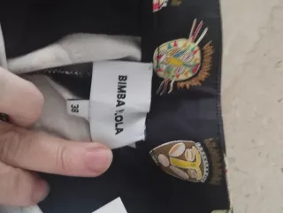 Pantalón Bimba y Lola estampado caras