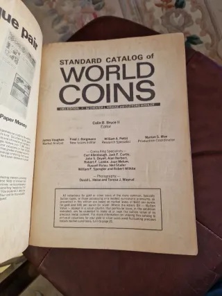 Catálogo Mundial de Monedas 1981 Krause Mishler