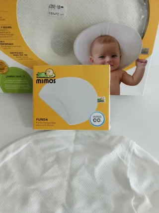 Cojín Mimos para postura bebé y funda.