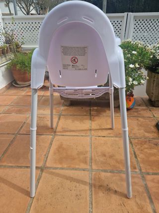 Trona Carrefour bebé blanca