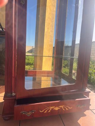 Vitrina Vintage Madera y Cristal