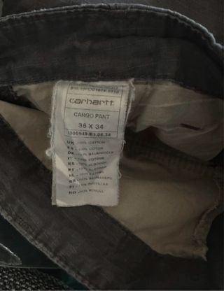 Pantaloni cargo Carhartt grigi