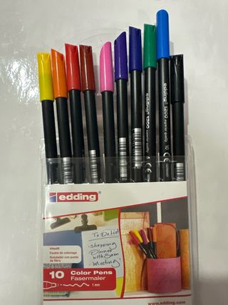 Estuche Edding 1220. 10 Colores.