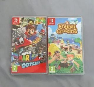 Pack Super Mario Odyssey y Animal Crossing